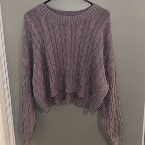 Purple sweater in size medium from hollister